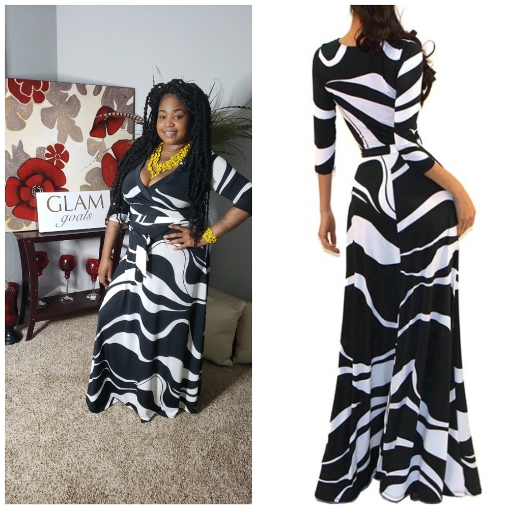 Printed Maxi Dress